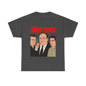 Sopranos T-Shirt: Tony, Paulie, Christopher - Mafia TV Show Fan Apparel