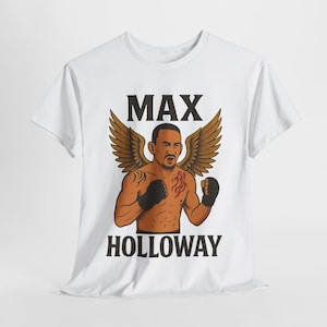 Camiseta de luchador de la UFC de Max Holloway: ropa para fanáticos de MMA