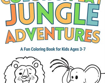 Jungle kleurplaten voor peuters