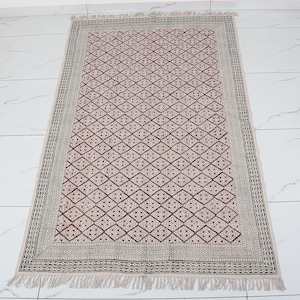 Verbrand oranje katoenen vloerkleed Handgemaakt katoenen vloerkleed plat geweven vloerkleden Handgeweven katoenen kelimtapijt kerstcadeau vloerkleed 3 x 10 5 x 8 x 10 voet vloerkleed