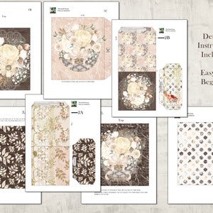 Junk Journal Trifold or Loaded Folder Dusty Rose Vintage-Inspired Embellishments Handcrafted Treasure Cards Tags Writing Space Shabby Chic