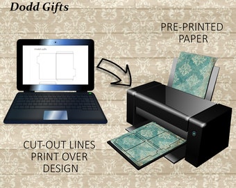 Tickets Tab-Tops Teabags & Banners Junk Journal Embellishments Easy Print Over Your Printed Designs TheDoddGroup Design Crafts DIY Pattern