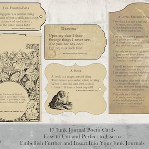Printable Ephemera Pack for Vintage Junk Journals Printable Art Ephemera Lot 17 Super Simple Adult Craft Scrapbooking Vintage Digital Cards