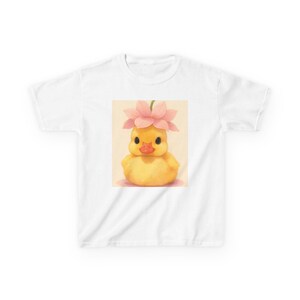 Duckling Tee, Kids Shirt, Children&#39;s Clothing, Cute Animal Top, Duck Lover Gift, Farm Animal Apparel