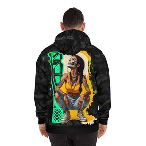 Urban Graphic Hoodie: Streetwear Fashion with Kangaroo Pocket