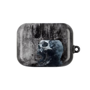 Gothic Skull AirPod Case: Edgy Wireless Earbuds Cover