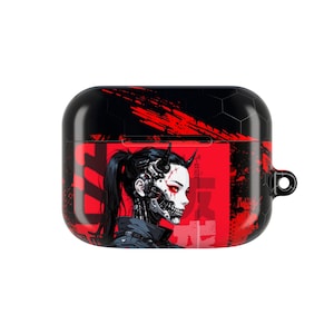 Cyberpunk AirPod Case: Reactive Gloss Design, Tech Gift