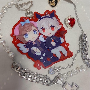 ChroNoiR vtubers nijisanji acrylic keychain kuzuha kanae