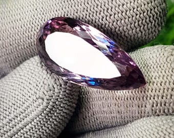 AAA Top Quality 100 % Natural Purple Amethyst Shape Pear Cut Gemstone Purple Jewelry Glowing For Jewelry Making Brazil 13x27x8mm 18Ct