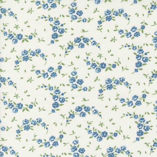 Shoreline Cream Multi 55308-11 by Camille Roskelley for Moda Fabrics. Sold in 1/2 yard increments cut as one continuous piece when ordered.