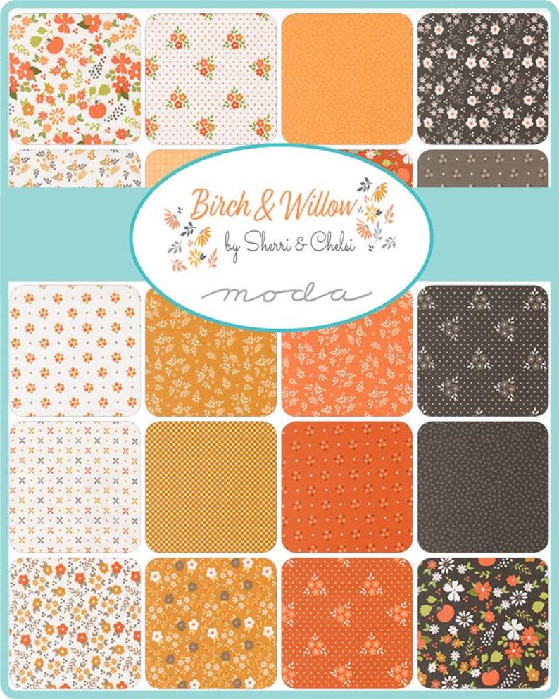 Birch & Willow Charcoal 37725-18 by Sherri and Chelsi for Moda. Sold in ...