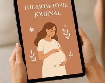 The Mom-to-Be Journal | Printable PDF | Week-by-Week Pregnancy Keepsake | Gift for Expectant Mom
