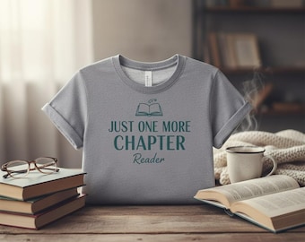Book Lover PNG: Just One More Chapter Reader (Digital Download)
