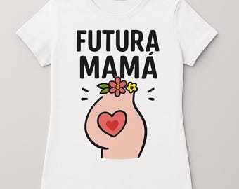 Futura Mamá PNG Design: Pregnancy Announcement, Baby Shower (Digital Download