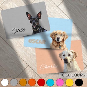 Personalized Pet Photo Mat: Custom Dog & Cat Placemat