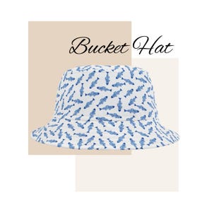 Fish and Fisherman Bucket Hat: Novelty Angler Sun Hat