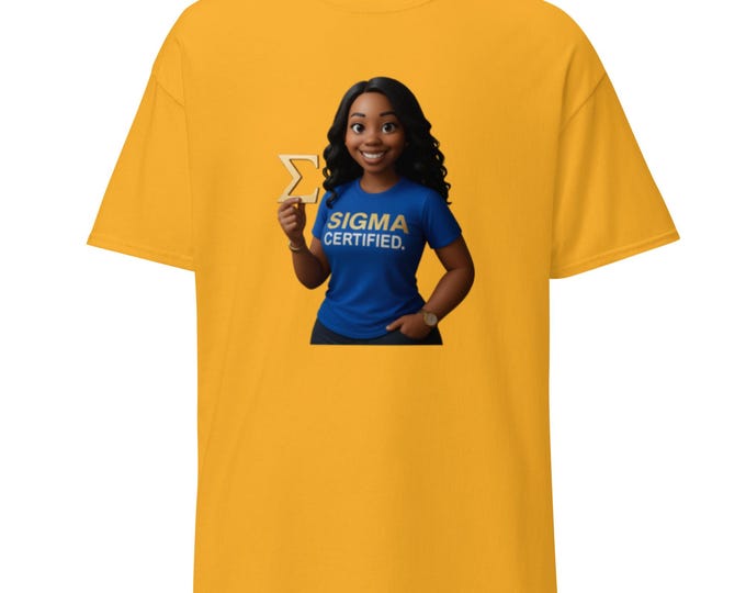Featured listing image: Sigma Certified 100% Cotton Unisex Tee