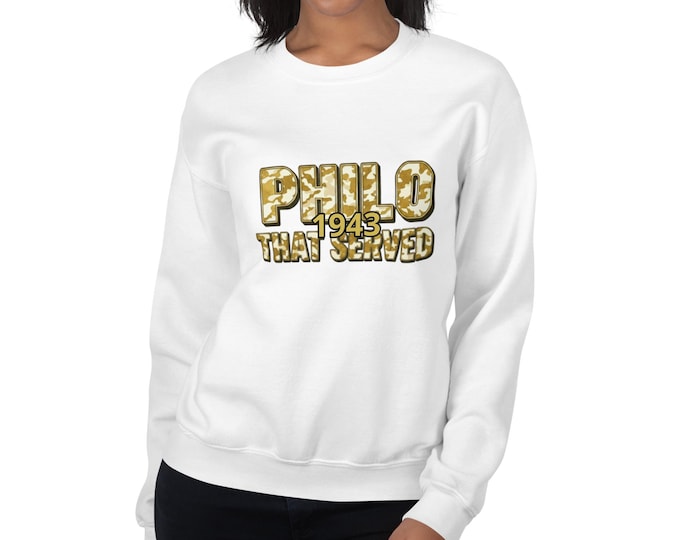 Featured listing image: PHILO That Served Unisex Sweatshirt