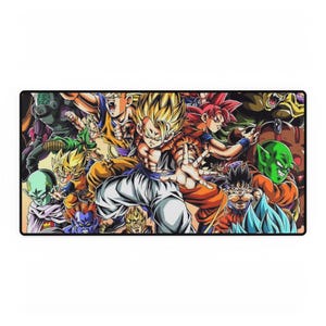 Dragon Ball Z Desk Mat - Gaming Accessory, Office Decor, Anime Mouse Pad, Unique Gift for Fans, Collectible Showpiece
