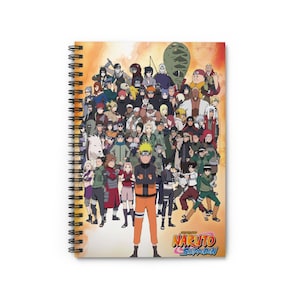 Naruto-Inspired Spiral Notebook - Perfect for Fans, School, Journaling, Gifts, and Anime Lovers