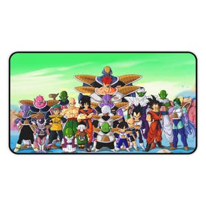 Dragon Ball Z Desk Mat, Gaming Desk Mat, Anime Mouse Pad, Office Desk Accessories, Gift for Fans, Dragon Ball Merch