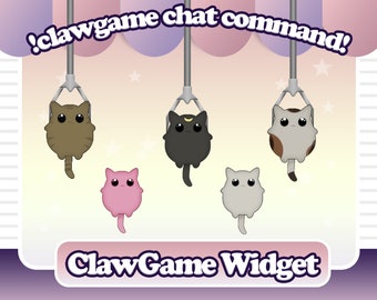 Twitch Widget Cat Claw Game Stream Asset Stream Elements