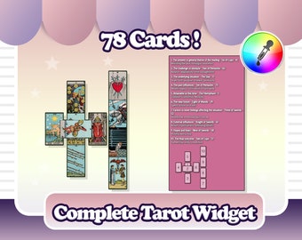 Twitch Complete Tarot Chat Widget for StreamElements *NEW for 2024*