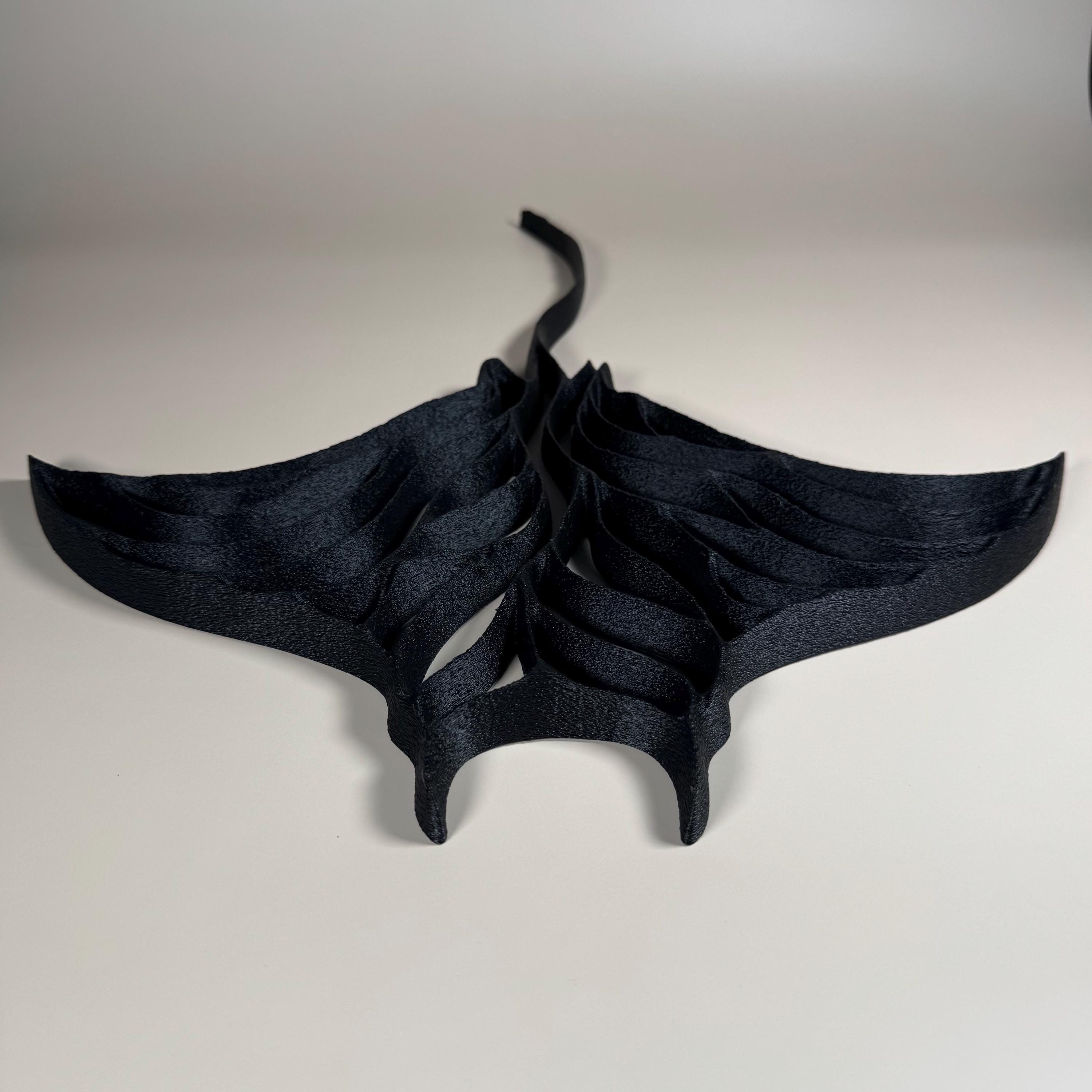 Manta Ray Wall Art | Modern Coastal Beach House Decor - Etsy