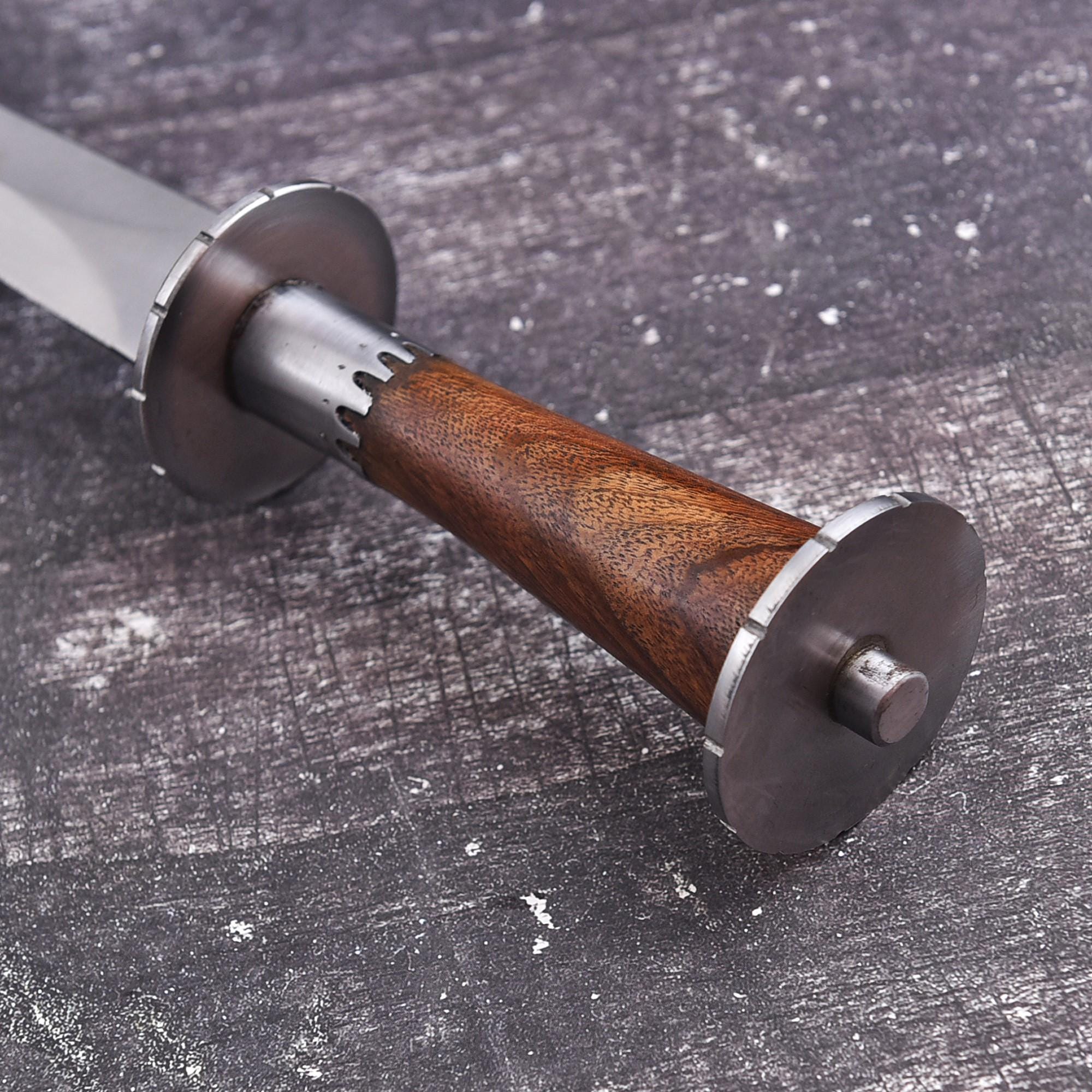 Medieval Rondel Dagger With Rosewood Handle – Classic Knight Style ...