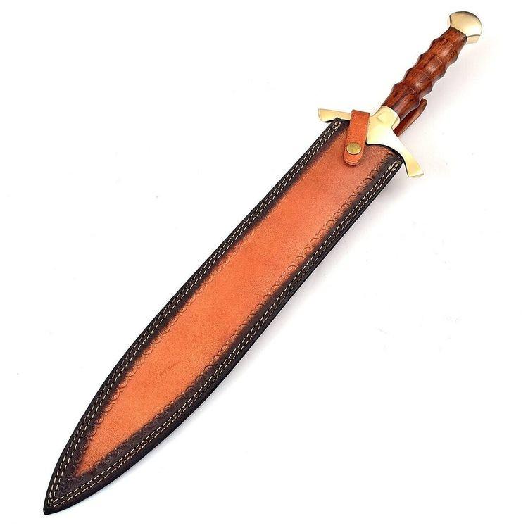 Medieval Rondel Dagger With Rosewood Handle – Classic Knight Style ...