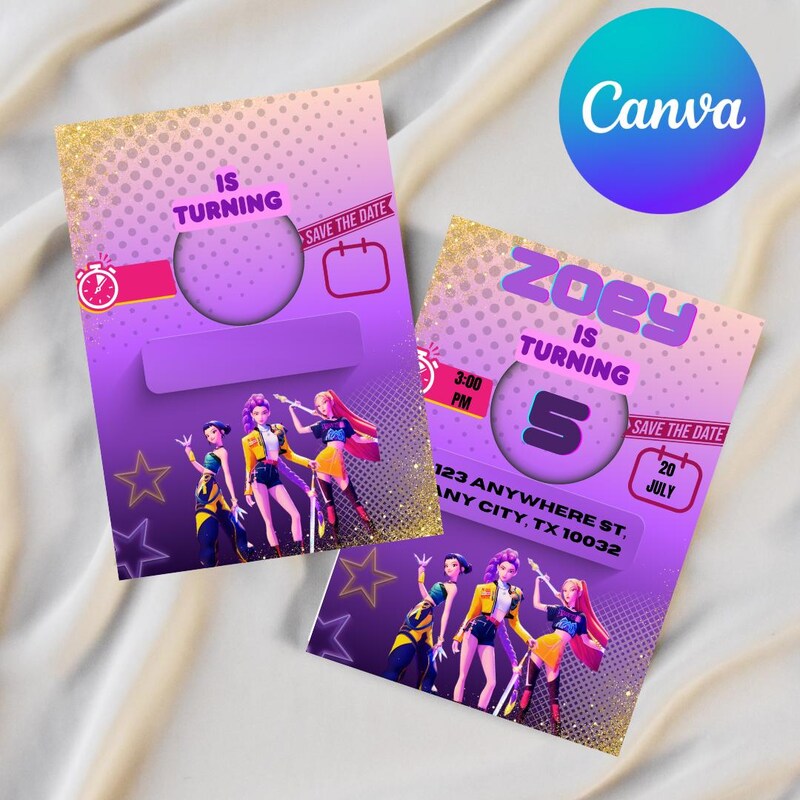 Huntrix Birthday Card - Etsy