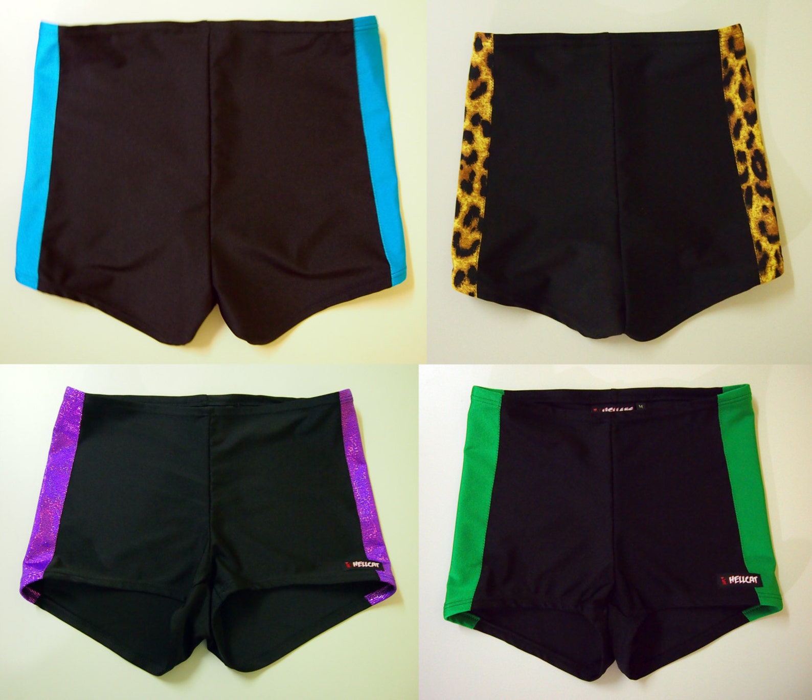 Sporty Stripe Roller Derby Shorts Etsy