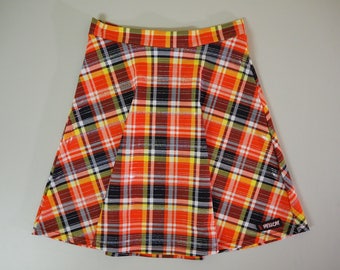 Red Tartan Skater Skirt