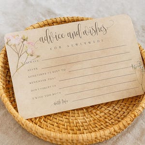 Newlyweds Advice Cards Bundle Pack Wedding Guestbook Alternative for Wedding and Bridal Shower Heartfelt Marriage Tips and Humor