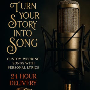 Personalized Love Song MP3 Unique Song Romantic Music Gift for Wedding Anniversary Valentine’s & Birthday Unique Heartfelt Keepsake