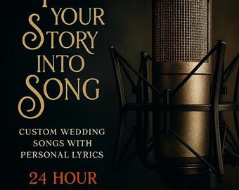 Personalized Love Song MP3 – Unique Song Romantic Music Gift for Wedding, Anniversary, Valentine’s & Birthday – Unique Heartfelt Keepsake