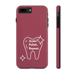 Funny Dental Phone Case,Dentist Hygienist Dental Assistant Gift,Dental Humor Case for iPhone & Samsung,Tooth Lover Accessories