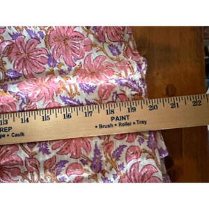 Top Free People Leilani con cuello en V y ribete floral de crochet, estilo bohemio, talla M, estilo hippie campesina. imagen 5