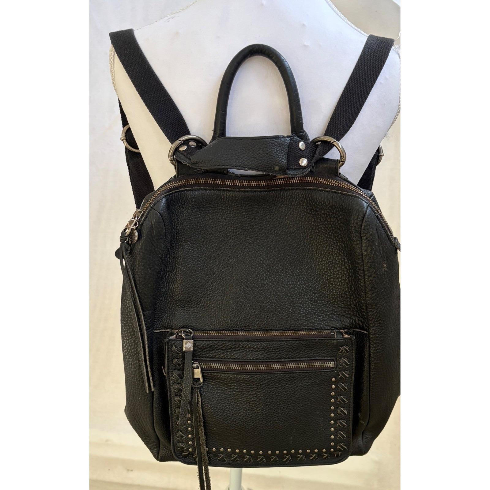 Leather Studded Backpack - Etsy