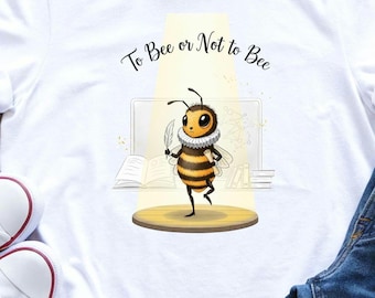 Chemise abeille PNG drôle sublimation design cadeau de professeur pour abeille ou pas pour la rentrée scolaire humour fichier numérique pour les artisans téléchargement numérique