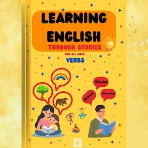 Verb Conjugation eBook | English Grammar Guide | Learn Irregular & Regular Verbs | Printable PDF Study Resource for ESL and Students