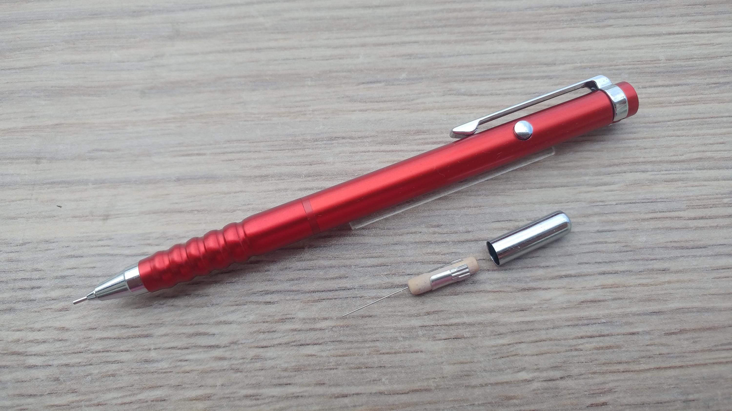 Rotring Tikky Double Push Mechanical Pencil - 0.5mm - Aluminum