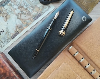 Pluma estilográfica Montblanc Meisterstück 144 Wedding de 1998, vintage y RARA - Plumín de oro de 14 quilates (585), punta fina - En caja - Fabricada en Alemania - En perfecto estado