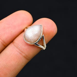 Sunstone Silver Ring, 925 Solid Silver Ring, Oval Gemstone Ring, Women Silver Ring, Handmade Jewelry Ring Healing Crystal Ring, Gift For Mom