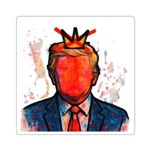 Anti-Trump, Pas de rois, Stickers militants, Accessoires pour ordinateur portable, Stickers protestation politique, Stickers vinyle