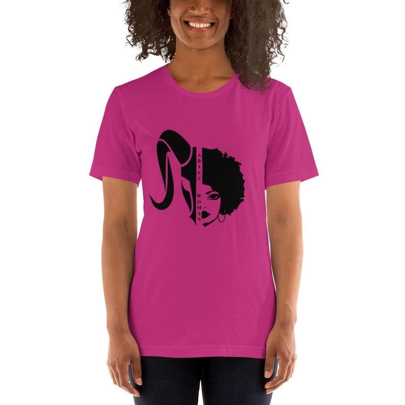 Aries African American Woman Short-sleeve Women's T-shirt - Etsy