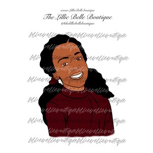 SyAnn African American Girl Child Back To School  PNG Print Then Cut Cricut Silhouette Sublimation