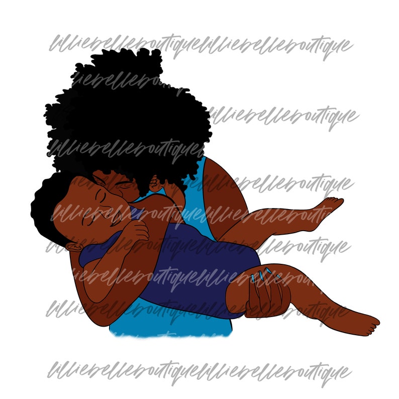 Download Mama's Boy Mother's Day African American Woman PNG SVG | Etsy
