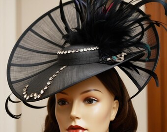 The  “Celestial Duchess” – Regal Halo Statement Hat