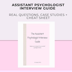 Intervjuguide för biträdande psykolog | Riktiga frågor, exempel + fusklapp